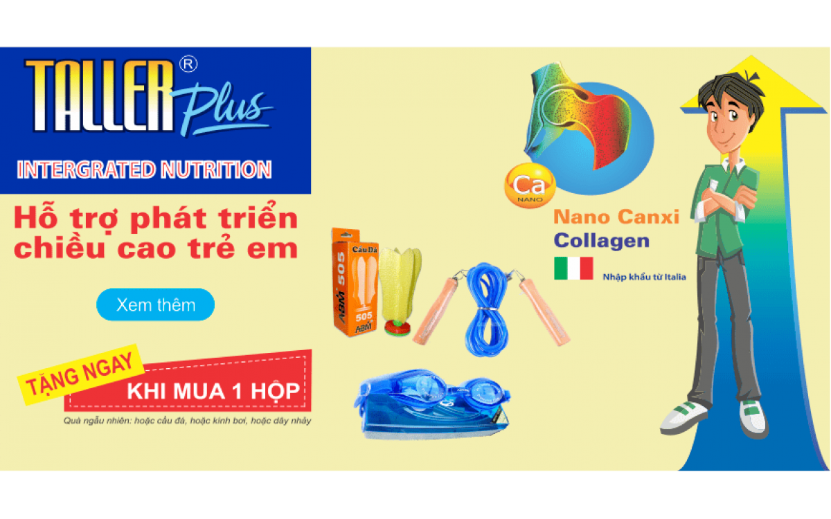 Nhận ngay quà tặng giúp phát triển chiếu cao cho trẻ!
